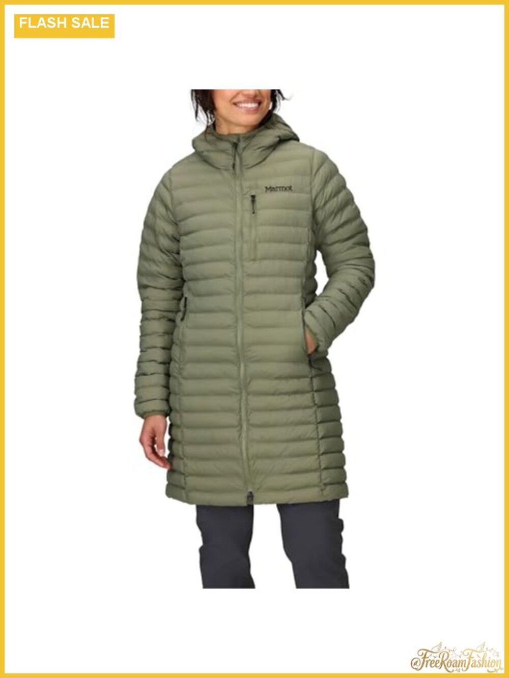Marmot Women's Echo Featherless Long Hooded Recycled 30D Nylon Jacket